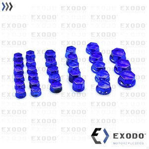 CUBRE TORNILLOS "Azul" (30 Piezas) *