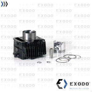 KIT CILINDRO-PISTON Y AROS GILERA FUTURA 110 52.4mm c/juntas