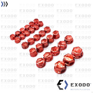 CUBRE TORNILLOS "Rojo" (30 Piezas) *