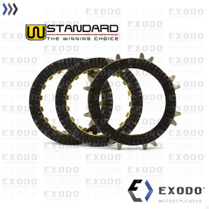 DISCO EMBRAGUE GILERA SMASH 110 M/V  / C-90 (x3)