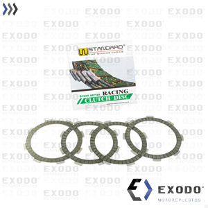 DISCO EMBRAGUE GILERA SMASH 110 M/N  / BIZ (x4)