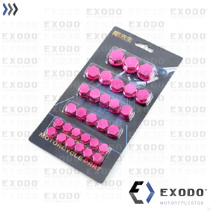 CUBRE TORNILLOS "Fucsia" (30 Piezas) *