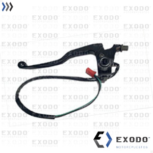 MANIJA EMBRAGUE ROUSER NS200 (c/ soporte y bulbo) *