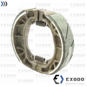 ZAPATA FRENO HONDA C-90 M/V / DAX 70 / MB100 (Resorte recto)