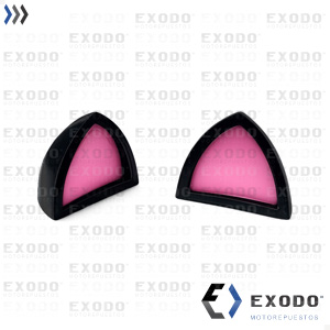 Imagen de OREJA DE GATO (P/ casco) Negro y Rosa **