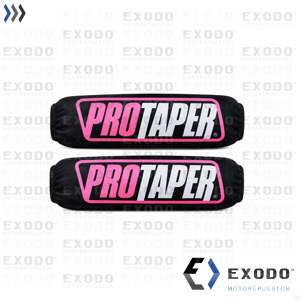 CUBRE AMORTIGUADOR Protaper Negro c/Fucsia**