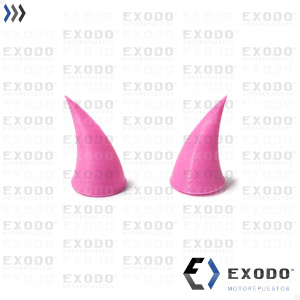 CUERNITOS (P/ casco) Rosa **