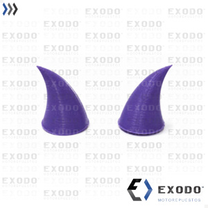 CUERNITOS (P/ casco) Violeta **
