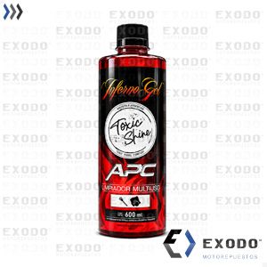 Imagen de LIMPIADORES INFERNO GEL 600 ml + Gatillo (Toxic Shine) **