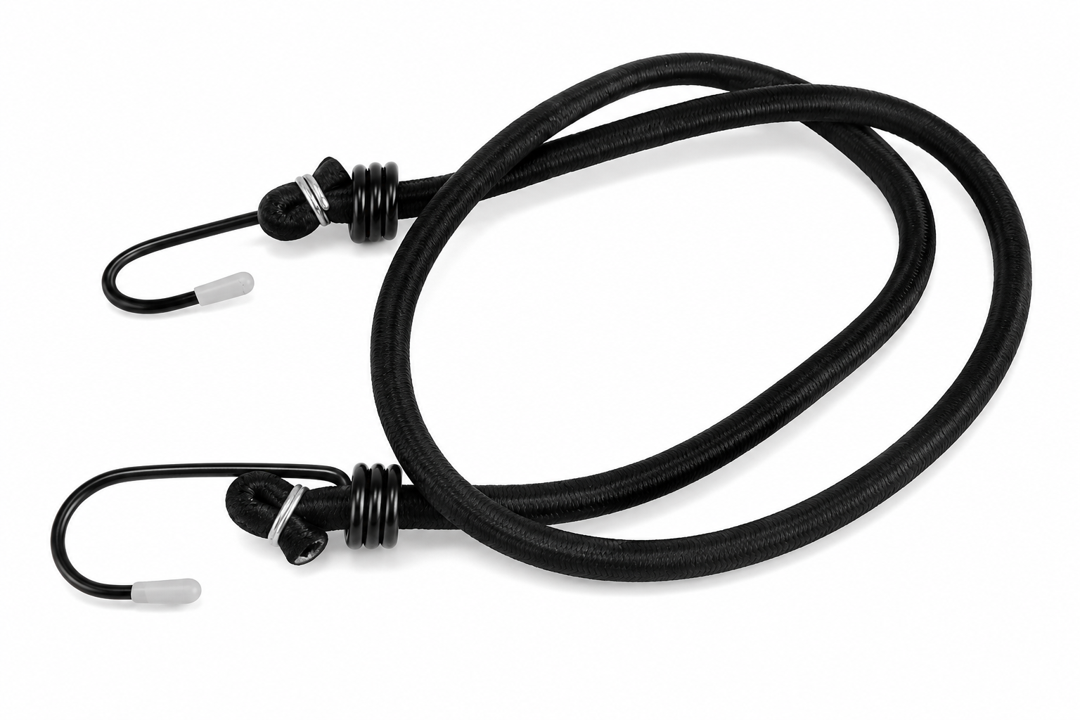 TENSOR ELASTICO C/GANCHOS METALICOS (7mm x 75cm)
