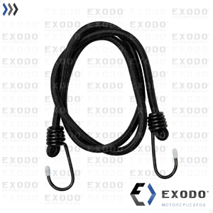 TENSOR ELASTICO C/GANCHOS METALICOS (10mm x 75cm) **