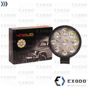 FARO LED MINI REDONDO 12V 27W *